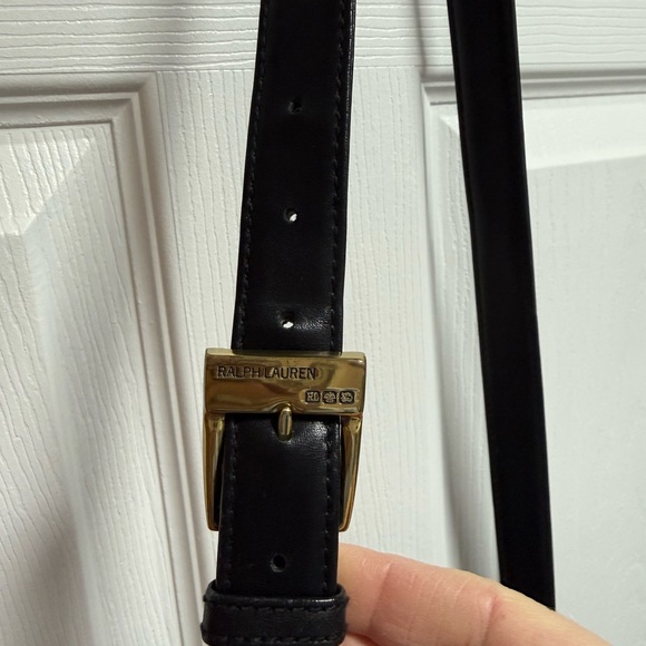 Black Leather Ralph Lauren women’s Crossbody Bag - Picture 4 of 10